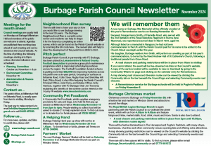 Parish Council newsletter out on Monday in The Local Rock